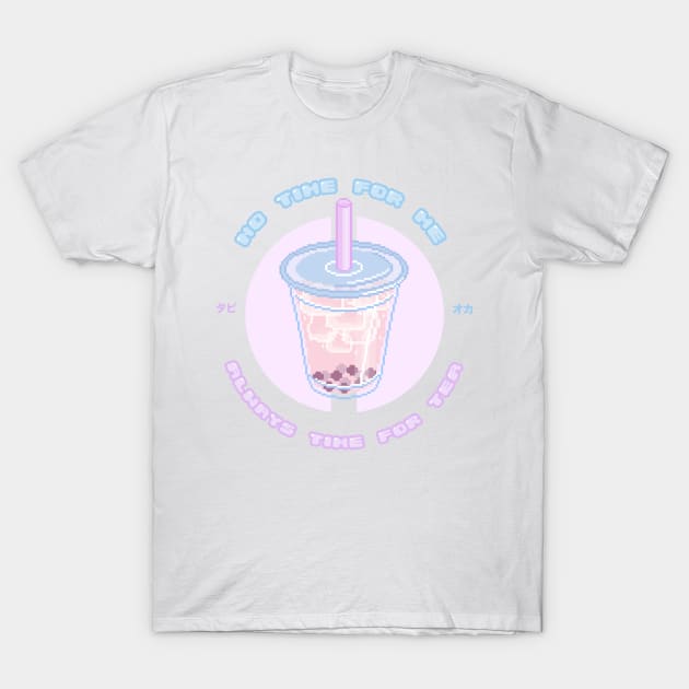 Strawberry MilkTea Bubble Tea T-Shirt by AmberCrisis